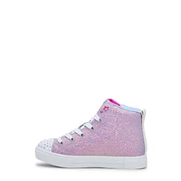 Youth Girls' Twinkle Sparks Galaxy High Top Sneaker