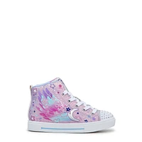 Youth Girls' Twinkle Sparks Galaxy High Top Sneaker