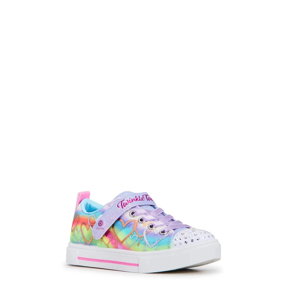 Youth Girls' Twinkle Toes: Sparks - Ombre Love Sneaker