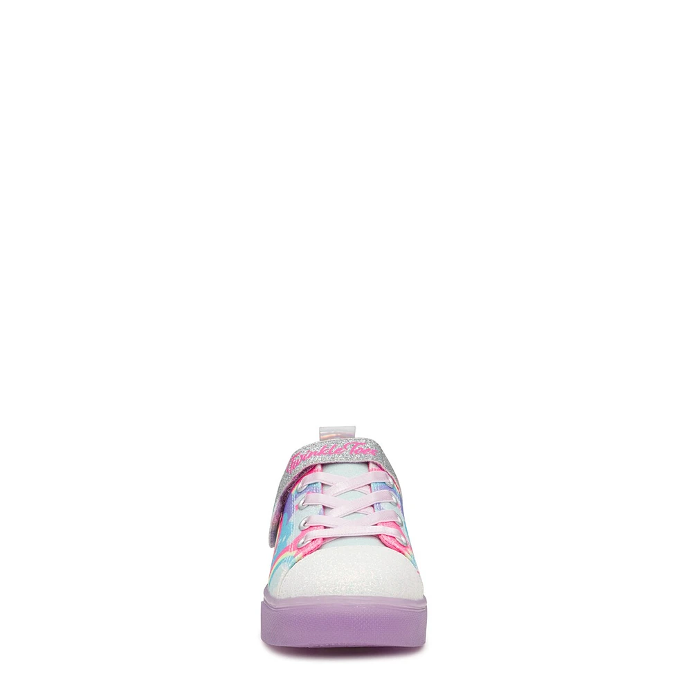 Youth Girls' Twinkle Toes Sparks Ice 2.0 Shimmering Sky Sneaker