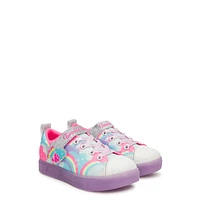 Youth Girls' Twinkle Toes Sparks Ice 2.0 Shimmering Sky Sneaker