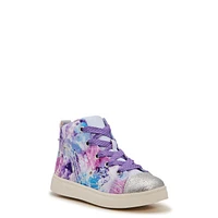 Youth Girls' Butterfly Sparkle Light-Up High-Top Sneaker