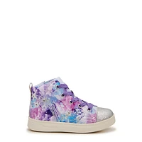 Youth Girls' Butterfly Sparkle Light-Up High-Top Sneaker