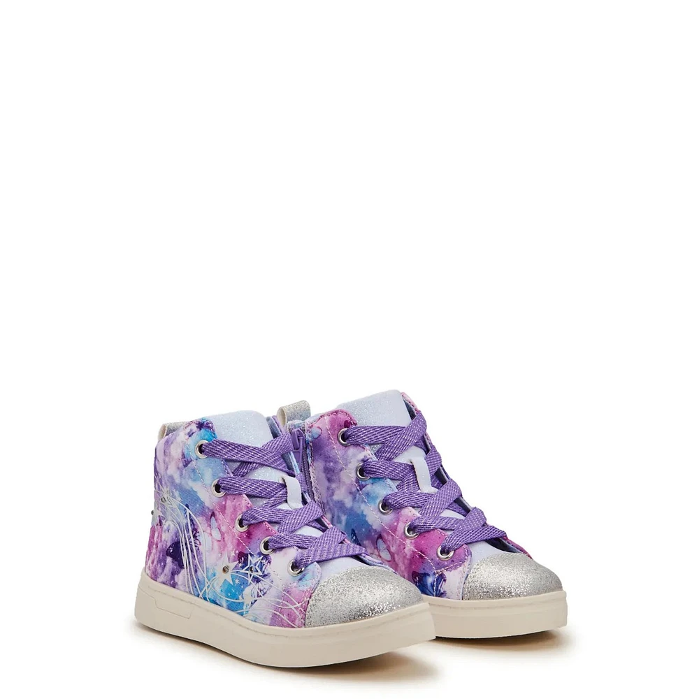 Youth Girls' Butterfly Sparkle Light-Up High-Top Sneaker