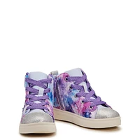 Youth Girls' Butterfly Sparkle Light-Up High-Top Sneaker