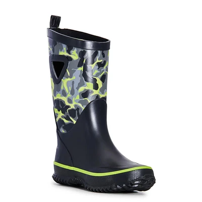 Youth Boys' Lava Waterproof Rain Boot