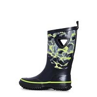 Youth Boys' Lava Waterproof Rain Boot