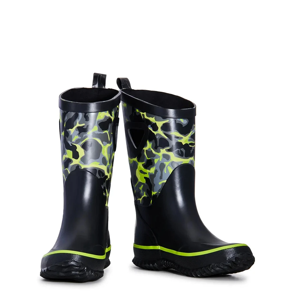 Youth Boys' Lava Waterproof Rain Boot