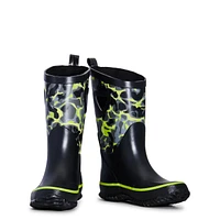Youth Boys' Lava Waterproof Rain Boot