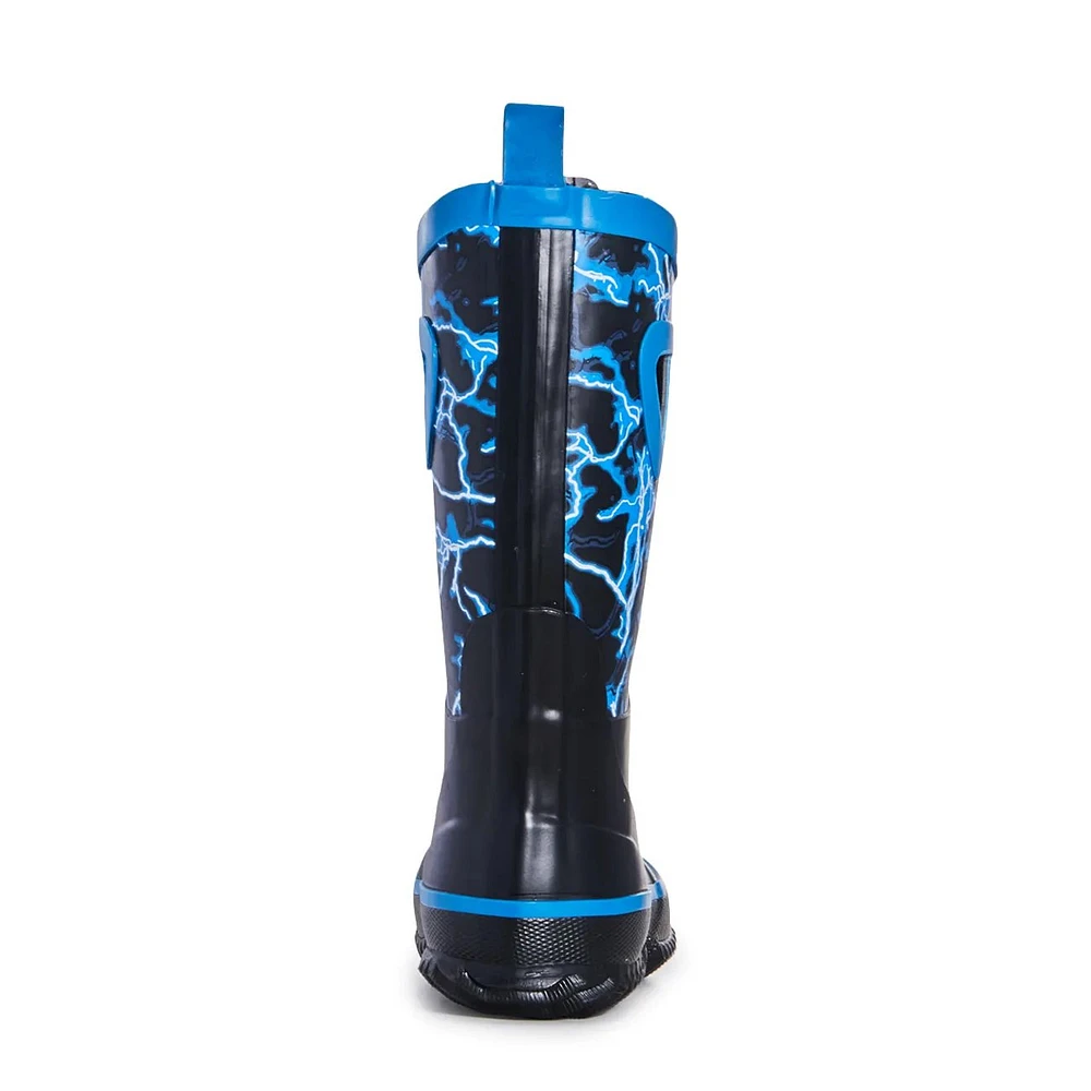 Youth Boys' Lightning Waterproof Rain Boot