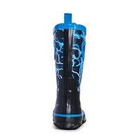 Youth Boys' Lightning Waterproof Rain Boot