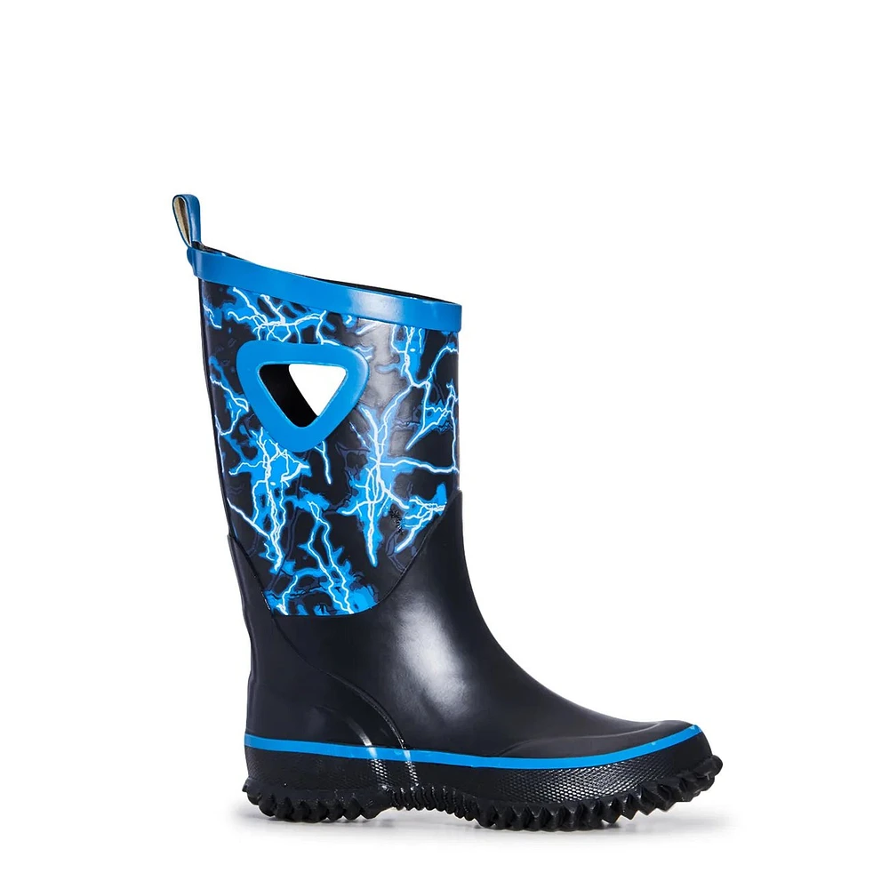 Youth Boys' Lightning Waterproof Rain Boot