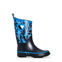 Youth Boys' Lightning Waterproof Rain Boot