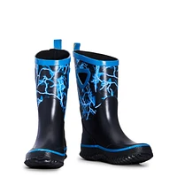 Youth Boys' Lightning Waterproof Rain Boot