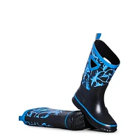 Youth Boys' Lightning Waterproof Rain Boot