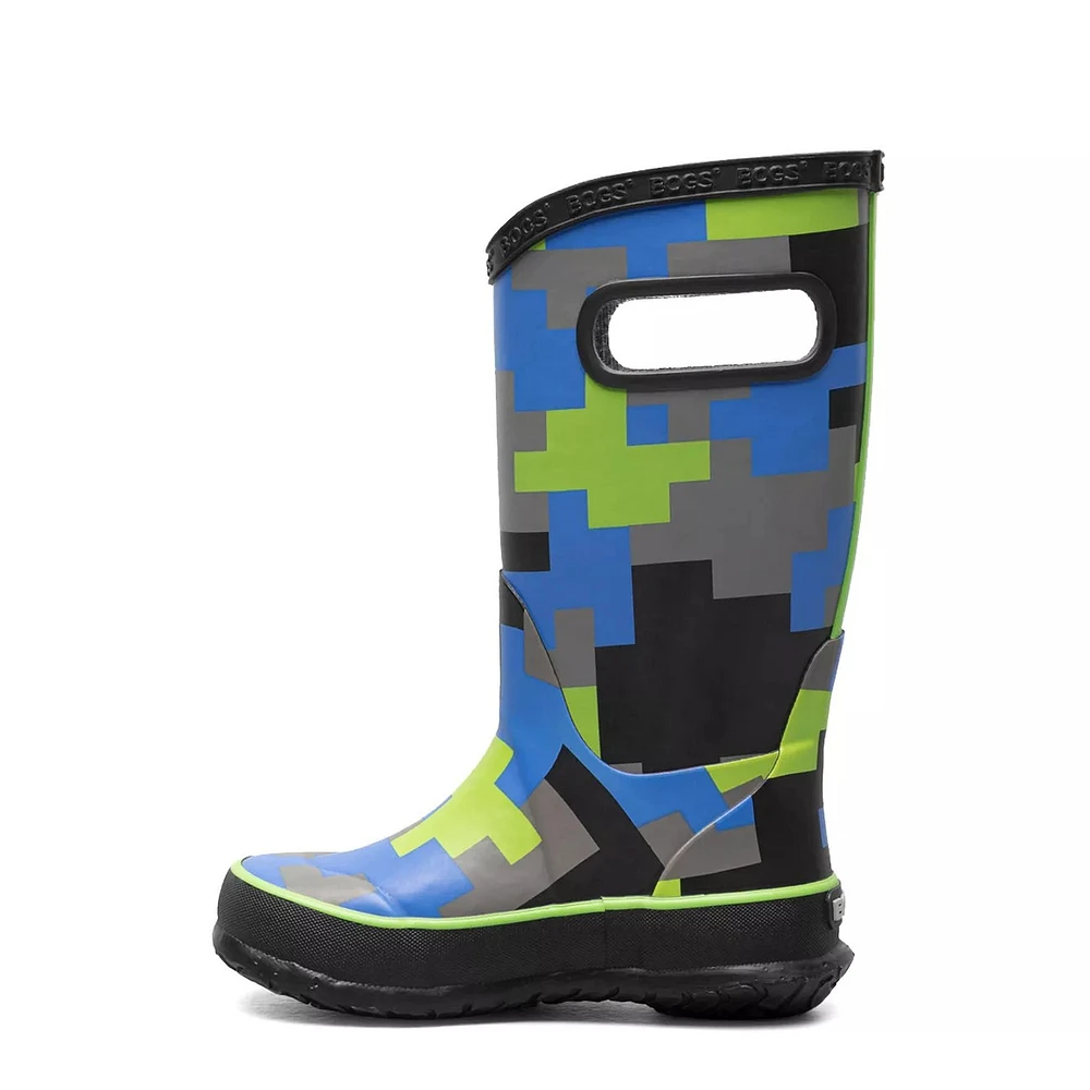 Youth Boys' Waterproof  Big Camo Rainboot