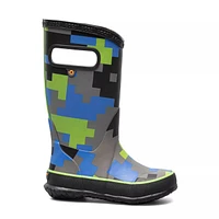 Youth Boys' Waterproof  Big Camo Rainboot