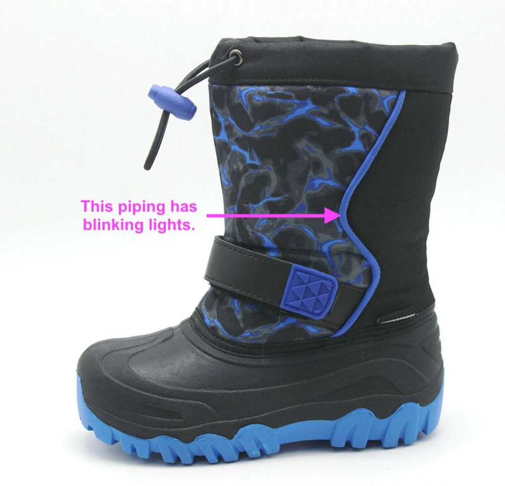 Youth Boys' Evan Lighted Waterproof Winter Boot