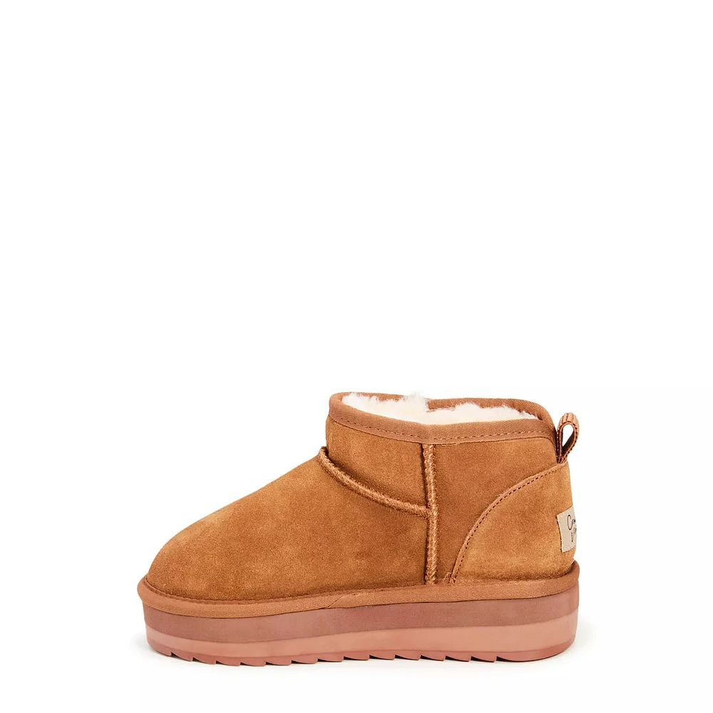 Youth Girl's Platform Mini Cozy Bootie