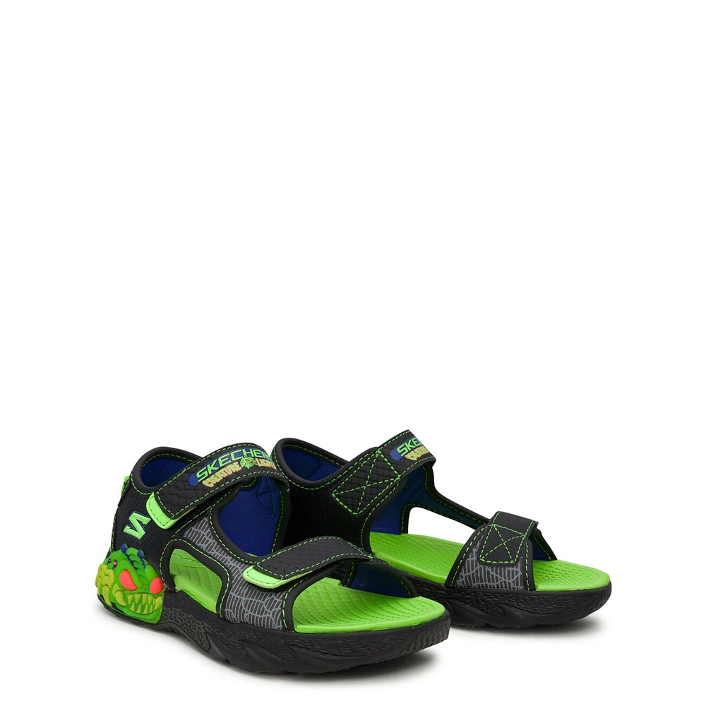 Youth Boys' S-Lights: Creature Splash Light-Up Sandal