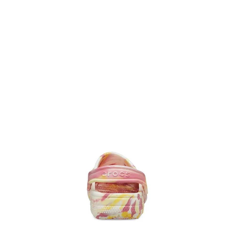 Youth Girls' Classic Glow-in-the-Dark Marbled Clog