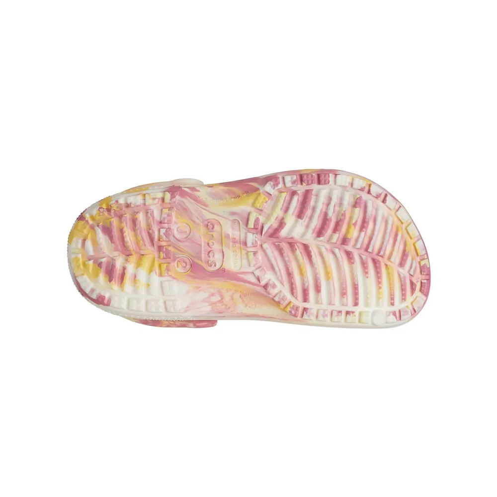Youth Girls' Classic Glow-in-the-Dark Marbled Clog