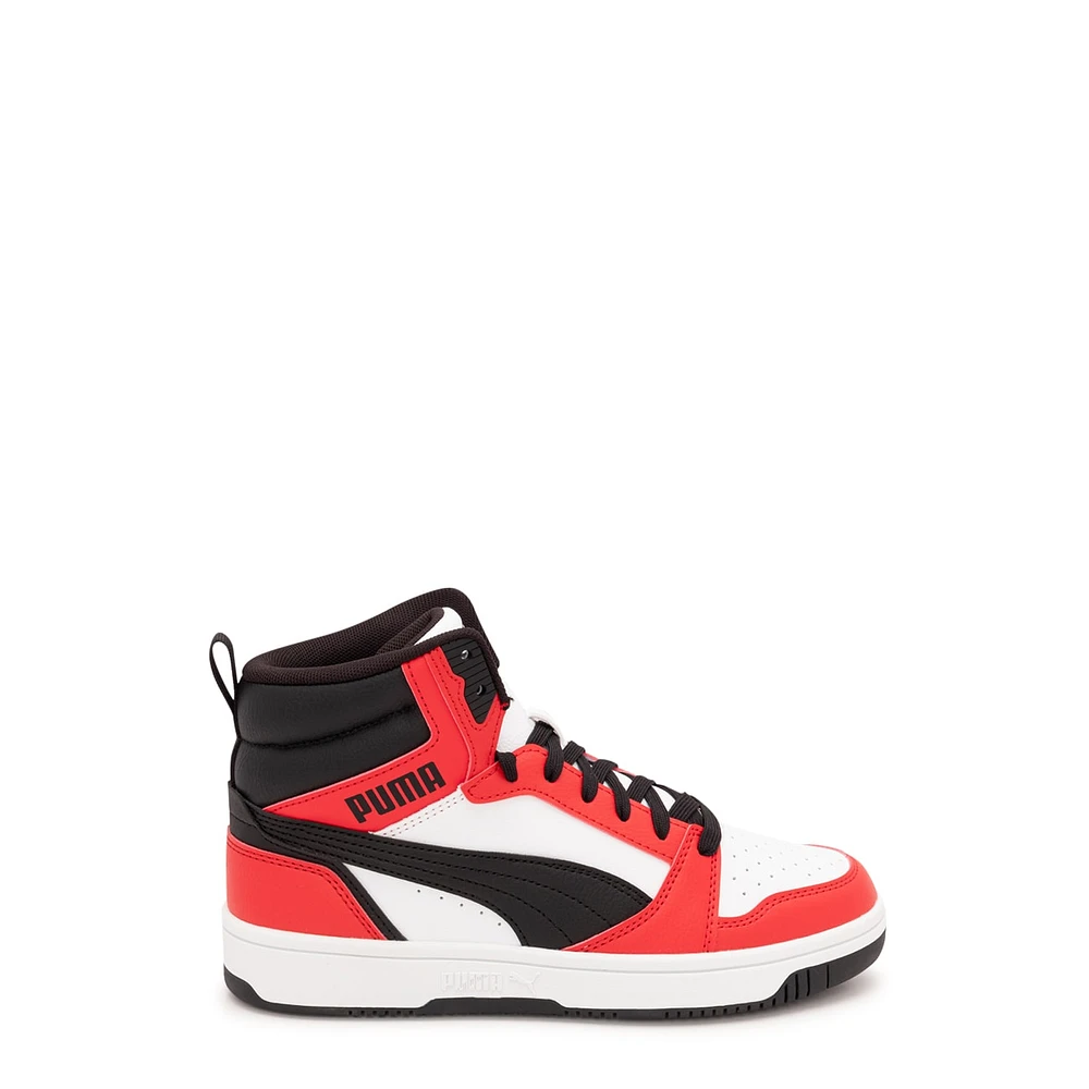 Youth Boys' Rebound V6 Mid Basketball Sneaker