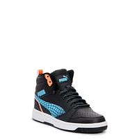 Youth Boys' Rebound V6 Mid Techie Buddy Basketball Sneaker