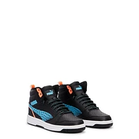 Youth Boys' Rebound V6 Mid Techie Buddy Basketball Sneaker