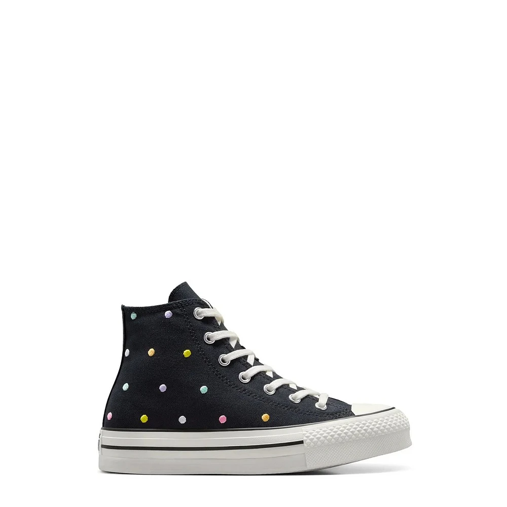 Youth Girls' Lift Polka Dots Platform Sneaker