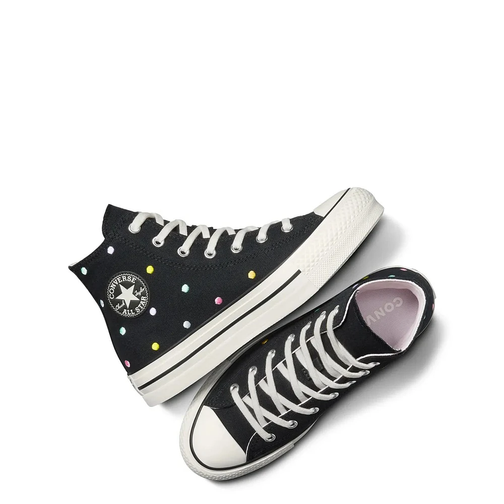 Youth Girls' Lift Polka Dots Platform Sneaker