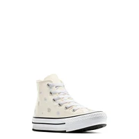 Youth Girls' Chuck Taylor All Star Eva Lift Joyful Floral Sneaker