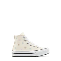 Youth Girls' Chuck Taylor All Star Eva Lift Joyful Floral Sneaker