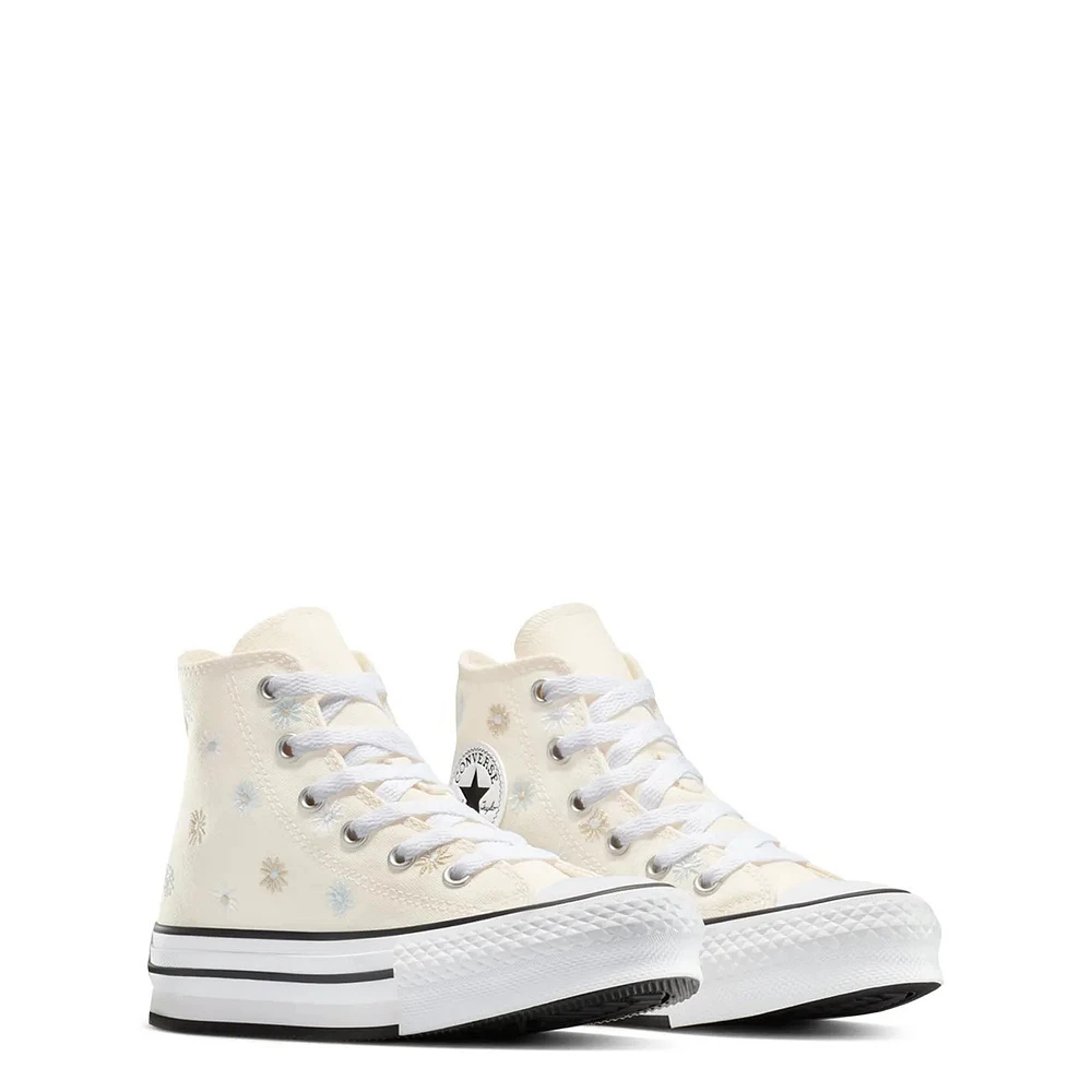 Youth Girls' Chuck Taylor All Star Eva Lift Joyful Floral Sneaker