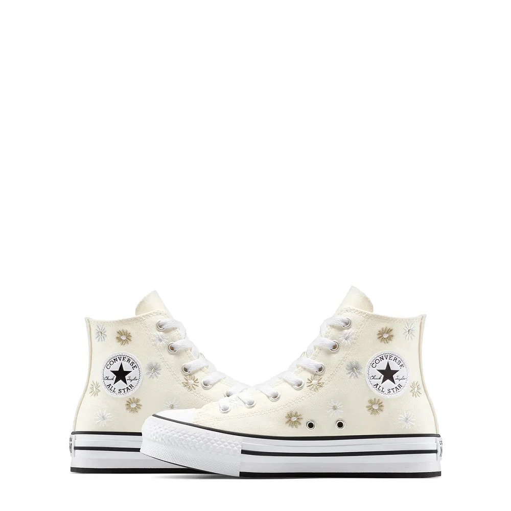 Youth Girls' CTAS Eva Lift Joyful Florals Sneaker