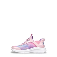 Youth Girls' Hands Free Slip-ins: Dreamy Lites - Colorful Prism Running Shoe