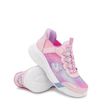 Youth Girls' Hands Free Slip-ins: Dreamy Lites - Colorful Prism Running Shoe