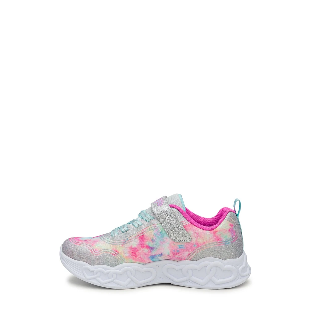 Youth Girls' Infinite Heart Lights Running Shoe