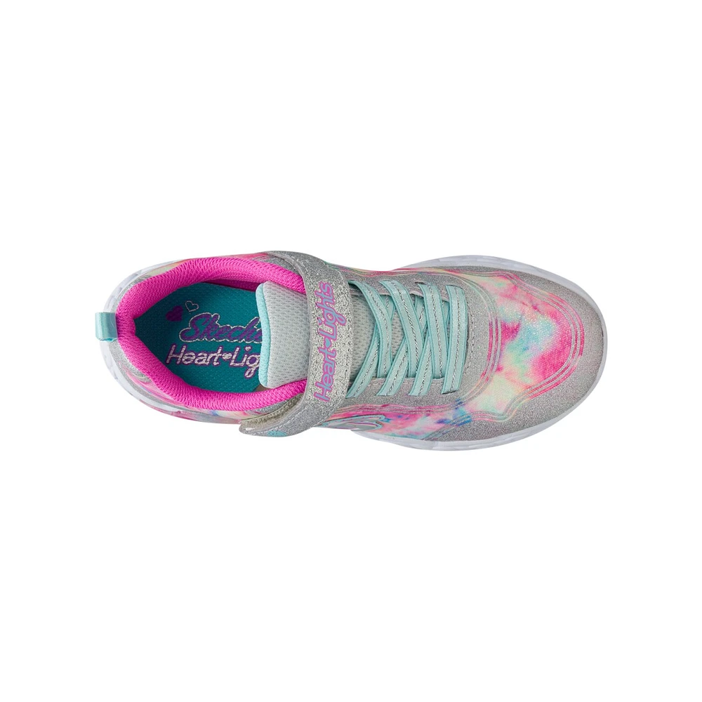 Youth Girls' Infinite Heart Lights Running Shoe