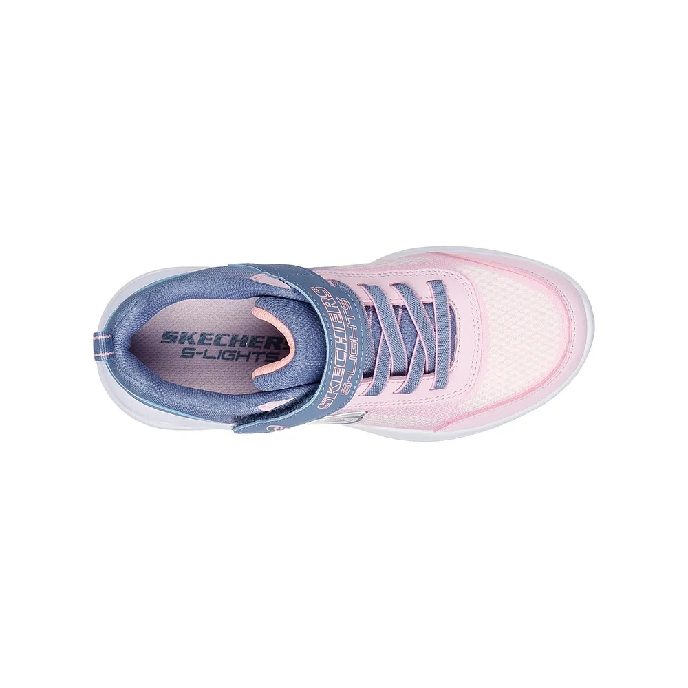 Youth Girls' S-Lights Sola Glow Ombre Deluxe Running Shoe