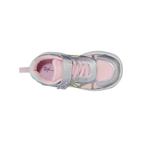 Youth Girls' Light Up Rainbow Running Shoe