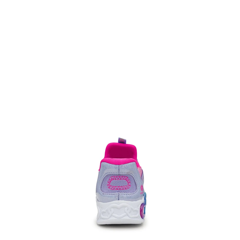 Youth Girls' Hands Free Slip-ins: Infinite Heart Lights Running Shoe