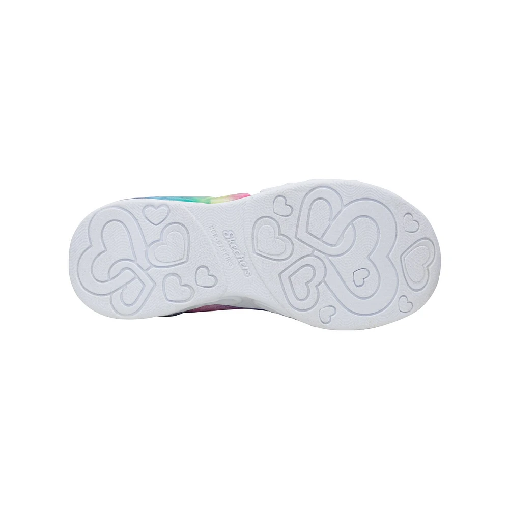 Youth Girls' Hands Free Slip-ins: Infinite Heart Lights Running Shoe