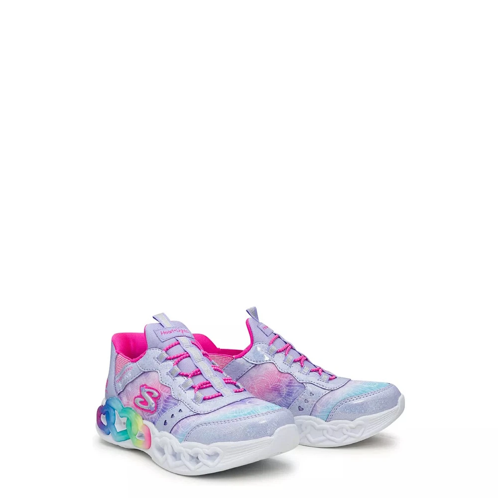 Youth Girls' Hands Free Slip-ins: Infinite Heart Lights Running Shoe