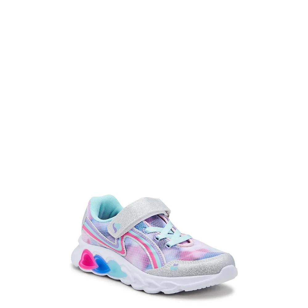 Youth Girls' Lighted Slip-On Running Shoe