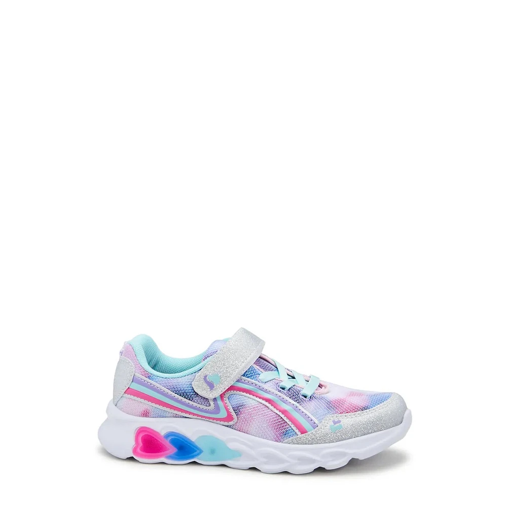 Youth Girls' Lighted Slip-On Running Shoe