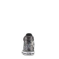 outh Girls' Chuck Taylor All Star Glitter Easy-On High Top Sneaker