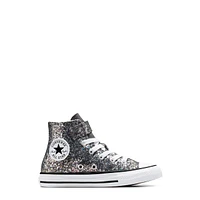 outh Girls' Chuck Taylor All Star Glitter Easy-On High Top Sneaker