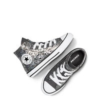 outh Girls' Chuck Taylor All Star Glitter Easy-On High Top Sneaker