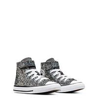 outh Girls' Chuck Taylor All Star Glitter Easy-On High Top Sneaker